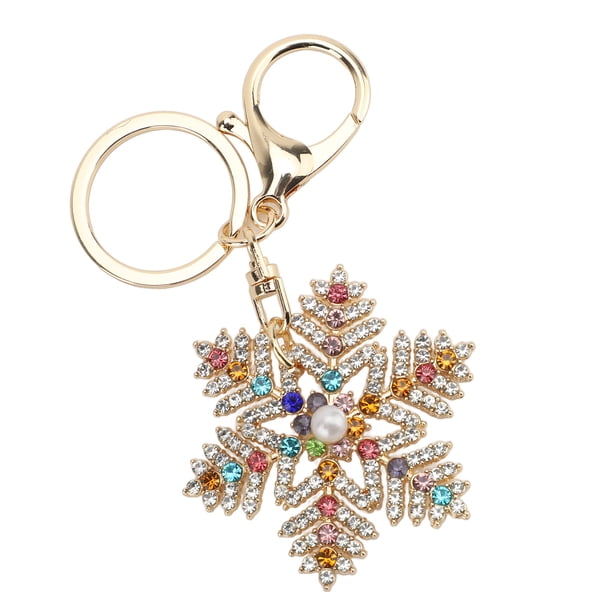 Llavero De Copos De Nieve De , Materiales Premium, Cierre De Langosta, Llaves De Copo De Nieve Ligero Y Portátil Para Bolsos, Accesorios Para Teclas