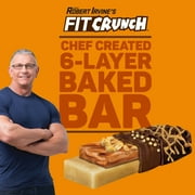 FITCRUNCH High Protein Baked Bar, Caramel Peanut, 16g Protein, 1.62 oz, 4 Count