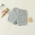 thumbnail image 6 of U·nikaka 5-Pack Baby Girl Shorts Cotton Flare Toddler Shorts Solid Color Newborn Pants, 6 of 10