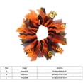 thumbnail image 2 of Halloween Dog Collar with Ruffled Tulle and Pumpkin Accents, 1 Piece, Orange and Black, for Small Dogs and Cats, Decorative Accessory, 2 of 5