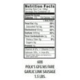 thumbnail image 3 of Polk's Mississippi Fare Garlic Red Hot Link Sausage, Fully Cooked, Keep Refrigerated, 24 oz, 3 of 9