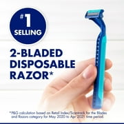 Gillette Sensor 2 Plus Pivoting Men 2 Blade Disposable Razor,10 count