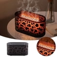 thumbnail image 2 of Difusor de aroma con llamas de colores, humidificador de escritorio con efecto USB y luz LED para el hogar, 2 of 8