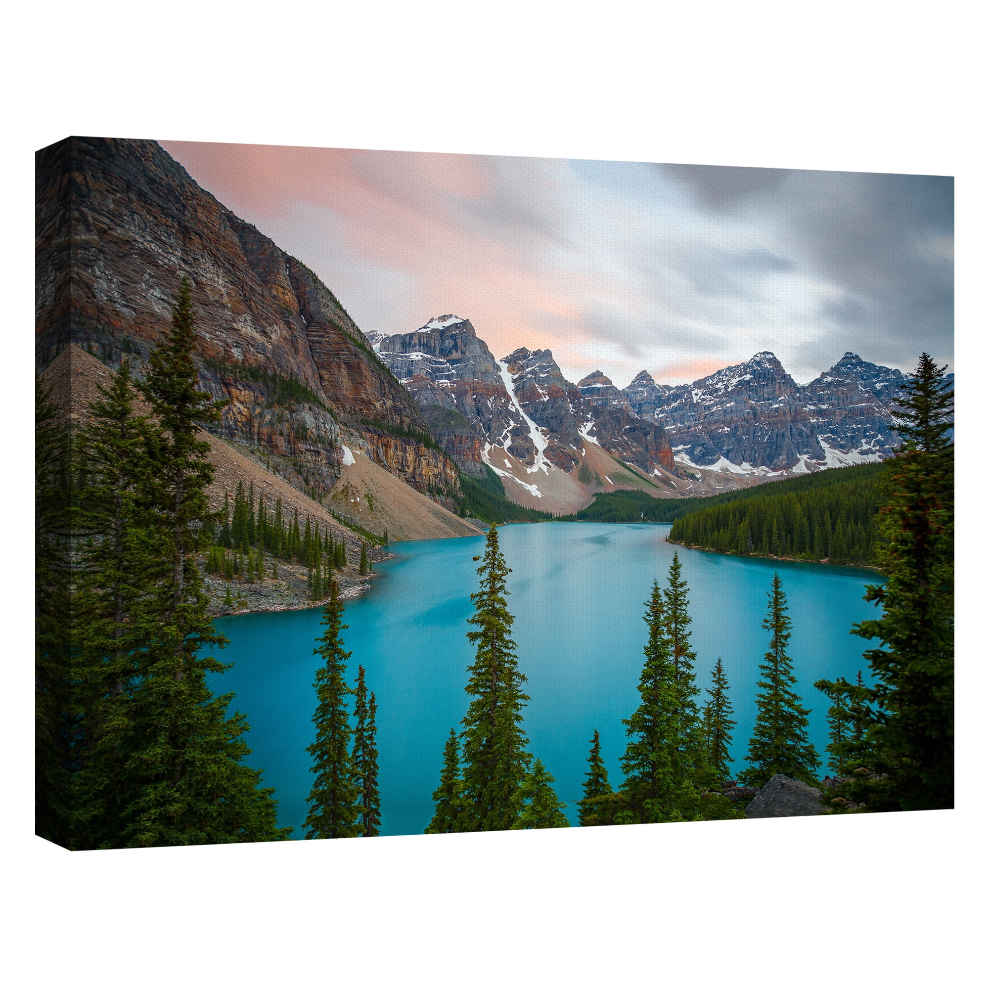 Masterpiece Art Gallery Mountain Lake by Johny Georend Canvas Art Print