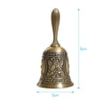 thumbnail image 2 of Campana de Mano YONGSHENG de Acero Tallado en Bronce, 2 of 5