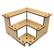 thumbnail image 5 of Expositor de Mesa con Estantes Esquinero de Niveles Repisa Escalonada de Madera Organizador para Productos Soporte Portátil para Exhibir, 5 of 9