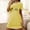 Yellow, variant on Sakmal Oversized Moomoos for Women Sleep Lightweight Comfy Black Loungewear Short Sleeve Short Crew Neck Graphic Nightgowns S-2XL