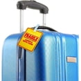 thumbnail image 4 of 2-pack bright large travel luggage tags 5x4 inches, 4 of 5