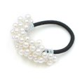 thumbnail image 1 of Bandeaux Perles pour Femmes Porte-Queue de Cheval Vintage Chouchou Élastique Corde, 1 of 1