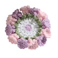 thumbnail image 2 of tasrioml Flower Weave Coaster Anti Slip Cup Holders Placemats Decorative Crochet Lily of The Valley Drink Mat Reusable Table Mat Cuisine Accessoires, 2 of 7