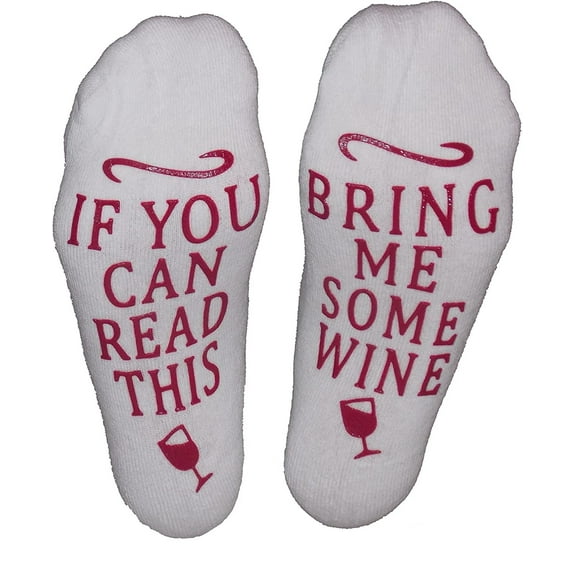 Wine Socks “If You Can Read This, Bring Me Some Wine" Gift Idea for Women