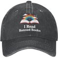 thumbnail image 1 of Chapeau « I Read Banned Books » pour Femmes, Chapeaux de Papa, Chapeaux Graphiques, 1 of 7