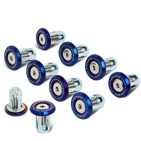 NRG Innovations NRG-FW-300TS NRG Innovations FW-300TS Titanium 20mm Fender Washer Dress Up Kit 10Pcs w/Torx Key