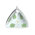 thumbnail image 3 of Lsque Kawaii Frogs Printed Long Tissue Box Cover Holder, Facial Paper Organizer Dispenser,Triangle with Bottom Belt, PVC Leather Decorative Organizer, 3 of 9