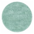 thumbnail image 3 of Unique Loom Infinity Shag Collection Area Rug - Jinko (5' 1" Round Cyan), 3 of 7