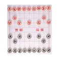 thumbnail image 2 of Xeyise 1 juego de ajedrez chino de madera con tablero de ajedrez de papel plástico, piezas de ajedrez Xiangqi tradicionales chinas para viajes, juego de mesa de estrategia, regalo para adolescentes y, 2 of 7