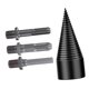 thumbnail image 1 of Drilling Power Tool Log Splitter Drilling Tool Wood Cone Drill Split Electric Wood Drill Firewood Splitter Drill Corkscrew Steel Spiral 10.5X4CM Black, 1 of 5