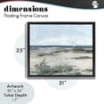 thumbnail image 4 of Stupell Industries Rustic Lodge Seagull Pair over Waves Black Floating Frame Canvas Art, 31 x 25, by Sally Swatland, 4 of 8