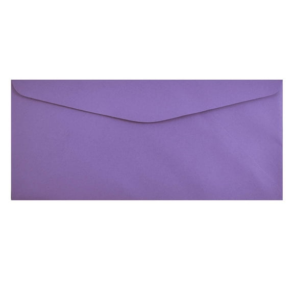 JAM Paper No. 9 Envelopes, 3 7/8 x 8 7/8, Violet, 50/Pack
