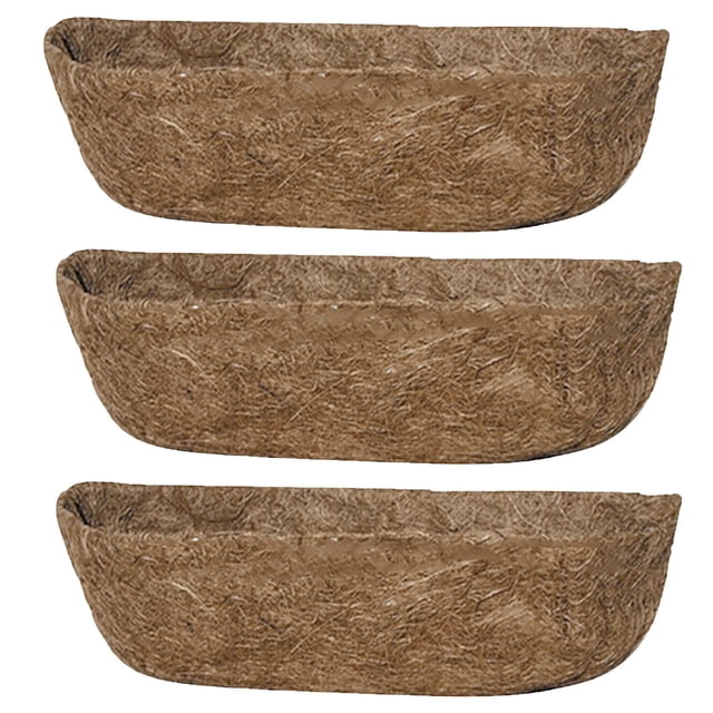 Product Category Flower Pots Replacement Liner Fiber Pot For Hanging Planter Coconuts—Inserts For Flower Garden Patio Platform