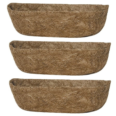 wofedyo pots Hanging Basket Coconuts Fiber Inserts Replacement Liner Flower home decor