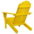 thumbnail image 3 of vidaXL Garden Adirondack Chair Solid Fir Wood Yellow, 3 of 3