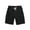 Black-22, variant on Owordtank Mens Beach Loose Bermuda Shorts Cotton Linen Summer Flat Front Shorts