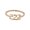Gold-222, variant on Angel Number Rings for Men Women Open Lucky Numerology Stainless Steel Adjustable Couples Spiritual Personalized Statement Jewelry Silver Plated 666