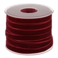 thumbnail image 6 of 2x20 Yard 10mm Wide Velvet Ribbon Roll for for Crafts Decoration - Red, 6 of 7