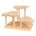 thumbnail image 1 of Tnarru Wooden Display Riser Collectibles Display Shelf Reusable Showcase Desktop Display Rack for Model Perfume Cosmetic Countertops Clouds, 1 of 8