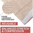thumbnail image 3 of Elastic Bandage Wrap, 3 in x 15 ft Stretch, Hook & Loop Reusable Body Compression Bandage Wrap for Wrists, Elbow, Knees, Ankles & Feet (4), 3 of 6