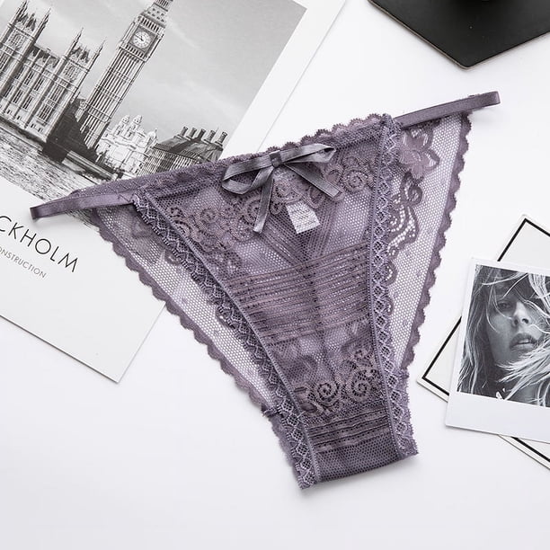 Tanga transparente de encaje sexy para niñas, lencería sexy de cintura baja, tanga para mujeres, seductora