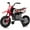 Red, variant on 12V Electric Dirt Bike, Battery-Powered Motorcycle with 25W×2 Motors, Twist Grip Throttle, Training Wheels, Spring Suspension, Ride-On Vehicle, Green