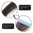 thumbnail image 4 of OULII Tape In Human Hair Extensions For Women Black Color For Daily Use Glamorous Looks Adds, 4 of 8