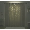 thumbnail image 3 of Star Cut-out Blackout Window Panel Pair White 50x84X2, 3 of 4