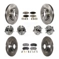 thumbnail image 1 of Transit Auto Front Rear Hub Bearings Assembly Disc Brake Rotors and Ceramic Pads Kit (10Pc) for Car Mazda CX-5 - Left Right Side (Driver Passenger) KBB-110463, 1 of 11