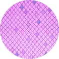 thumbnail image 1 of Ahgly Company Indoor Round Solid Purple Modern Area Rugs, 7' Round, 1 of 4