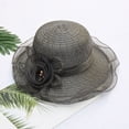 thumbnail image 6 of CoCopeaunt Spring And Summer New Super Soft Ougensha Small Basin Cap Temperament Flower Sunscreen Cap Foldable Sun Cap, 6 of 6