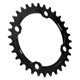 thumbnail image 3 of Piezas de reparación de plato de manivela simple de acero para bicicleta de montaña BCD 104 de 32/34/36/38T (negro de 32T), 3 of 15