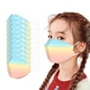 10pcs Children's Mask In Colored Breathable 3 Ply Kids Disposable Face Masks Droplet And Haze Prevention Fish Non Woven Face Masks