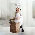 thumbnail image 4 of Resin Chef Figurines for Home Decor & Gifts, 4 of 6