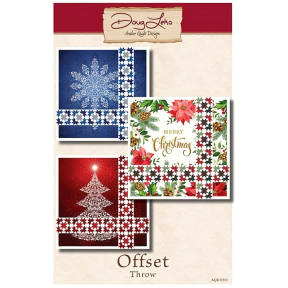 Offset Throw Quilt Pattern by Doug Leko Antler Quilt Design