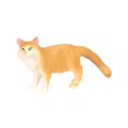 thumbnail image 4 of Figuras de animales de simulación, juguetes educativos, figuras de gatos pequeños, figuras de gato de juguete Amarillo, 4 of 9