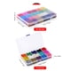 thumbnail image 5 of Juego de Cuentas de Vidrio Multicolor para Manualidades DIY, Incluye Caja de Almacenamiento, Ideal para Tejer, Bordar y Crear Joyas (24 Compartimentos, Aprox. 24000 Cuentas de 3mm), 5 of 6