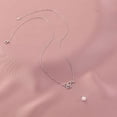 thumbnail image 3 of Collar colgante de plata collar estética cadena de gargantillas adolescentes banquetes de joyas Inevent AP009948-00, 3 of 7