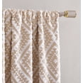 thumbnail image 3 of Jacquard Clip Blackout Rod Pocket Single Window Panel, 3 of 3