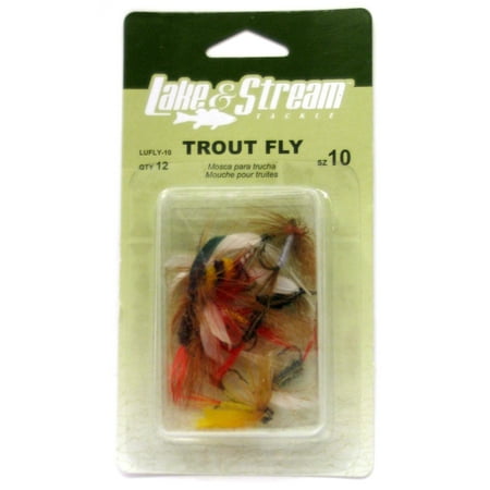 Eagle Claw LUFLYASST Trout Fly Assortment Fishing