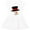 White and Pink, variant on Inktastic Snowman with Top Hat and Carrot Nose Girls Toddler Dress