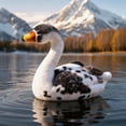 thumbnail image 2 of Cute Simulation Swan Plush Stuffed Animals Toy Fluffy Sofa Chair Decor Body Pillow Birthday Gifts, 2 of 5