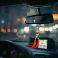 thumbnail image 4 of TopLLC Car Pendant With Sand Auspicious Clouds Rearview Mirror Tassel Pendant Plastics trailer, 4 of 6